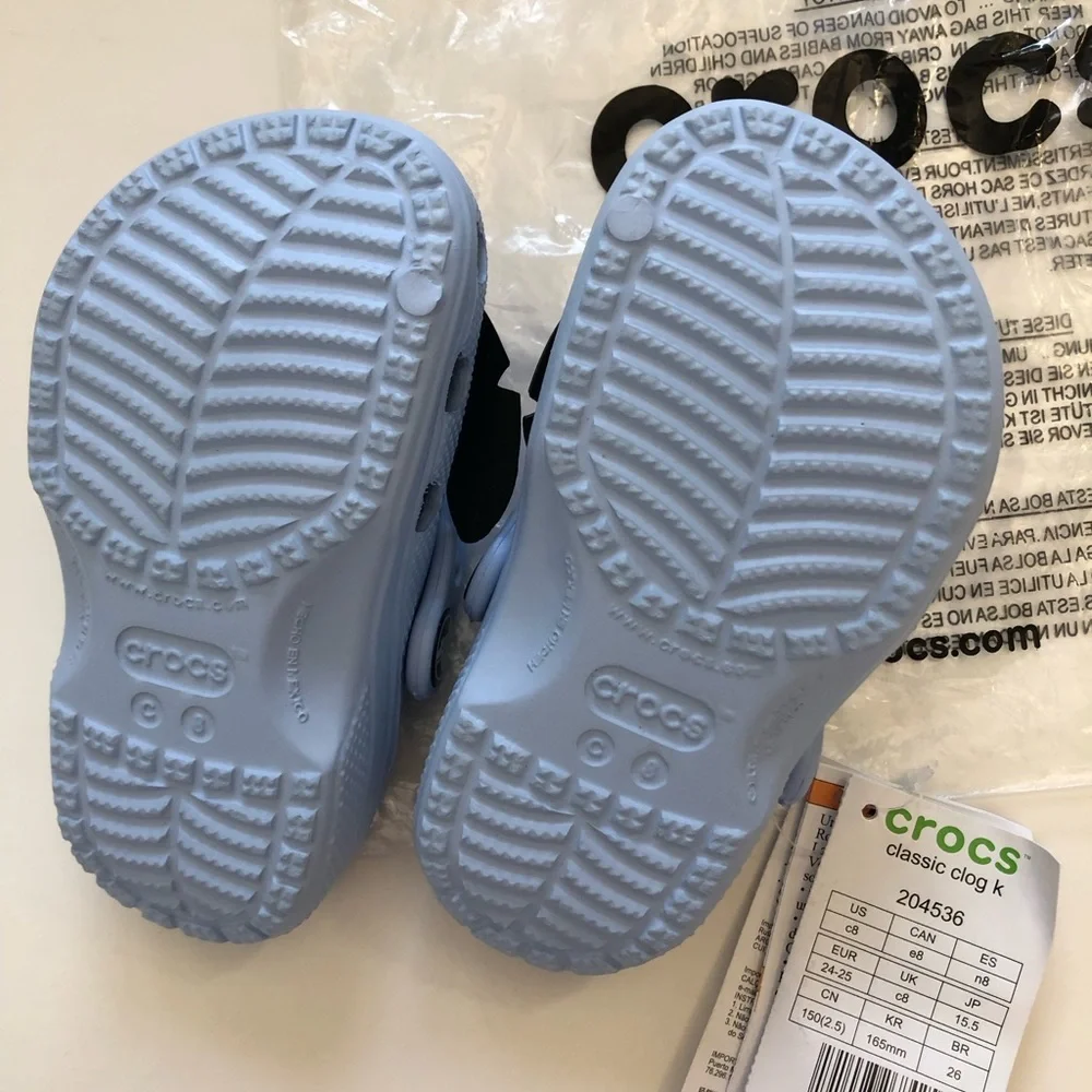 NWT Crocs Stitch Kids' Classic Clogs
